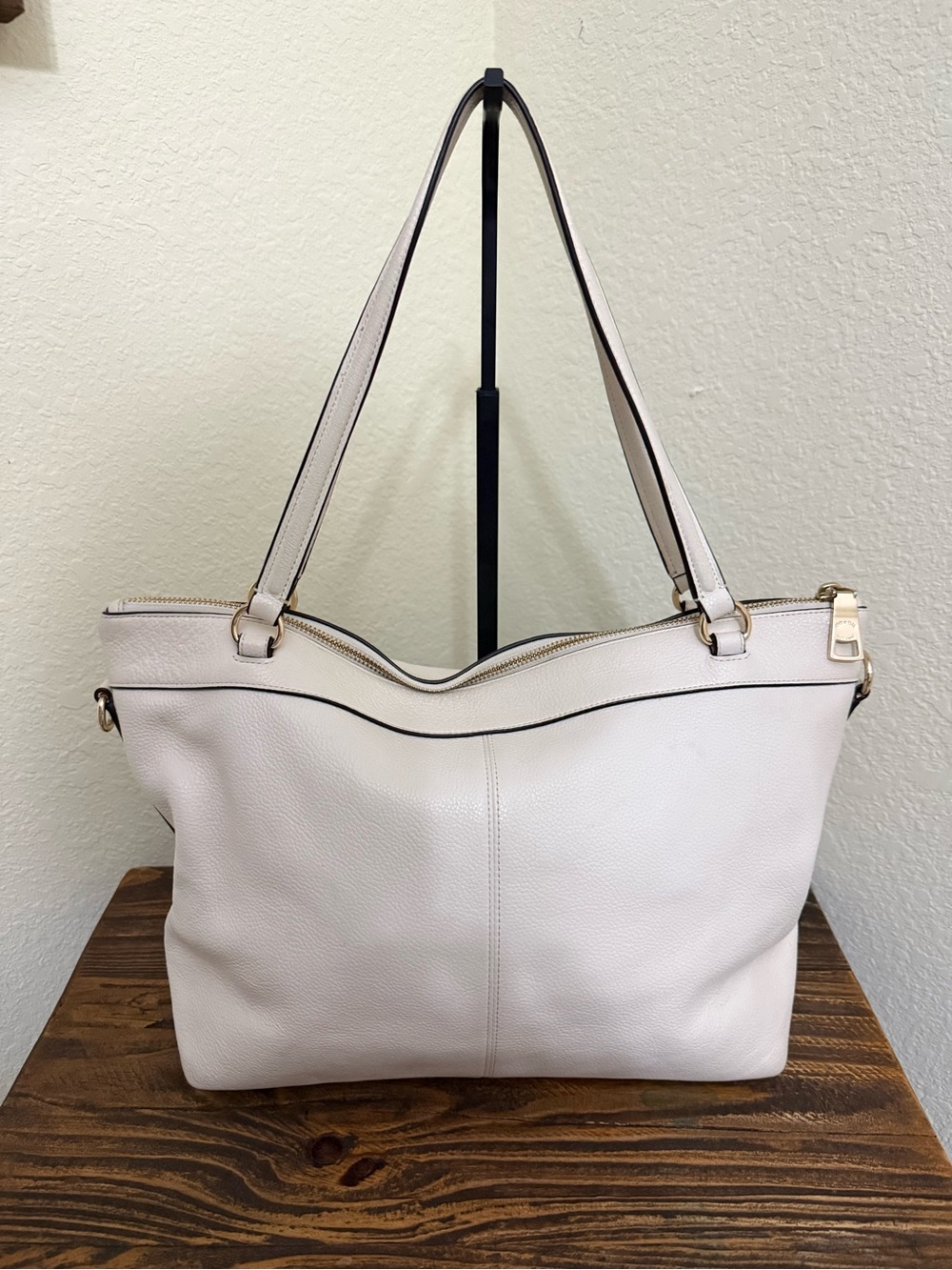 Coach Pebbled Leather Tote - Picture 2 of 11